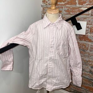 Striped Button-Up Shirt